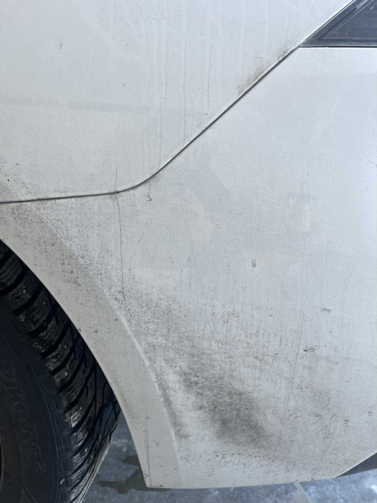 Korrossiooni kahjustuega auto pärast Eesti talve