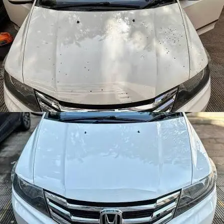 Auto värvkatte korrigeerimine ja lakkpinna poleerimine enne ja parast tulemus